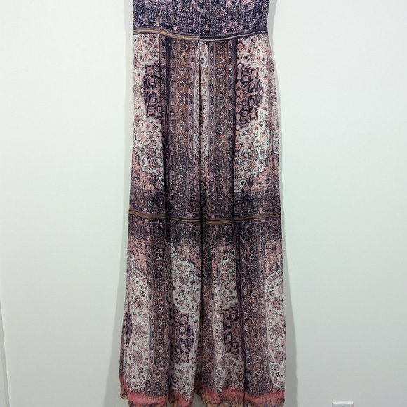 Tahari Pink & Purple Full Length Gown s:12 - Picture 8 of 12